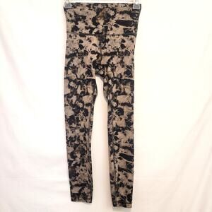 Lululemon Invigorate High Rise Leggings Size 4 Tie Dye Black Beige Yoga Pants